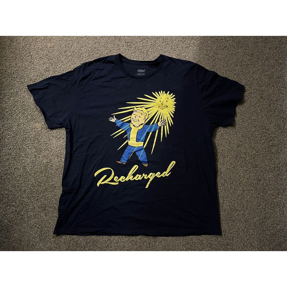 Fallout Loot Crate Exclusive Vault Boy Recharged Shirt Size 3XL